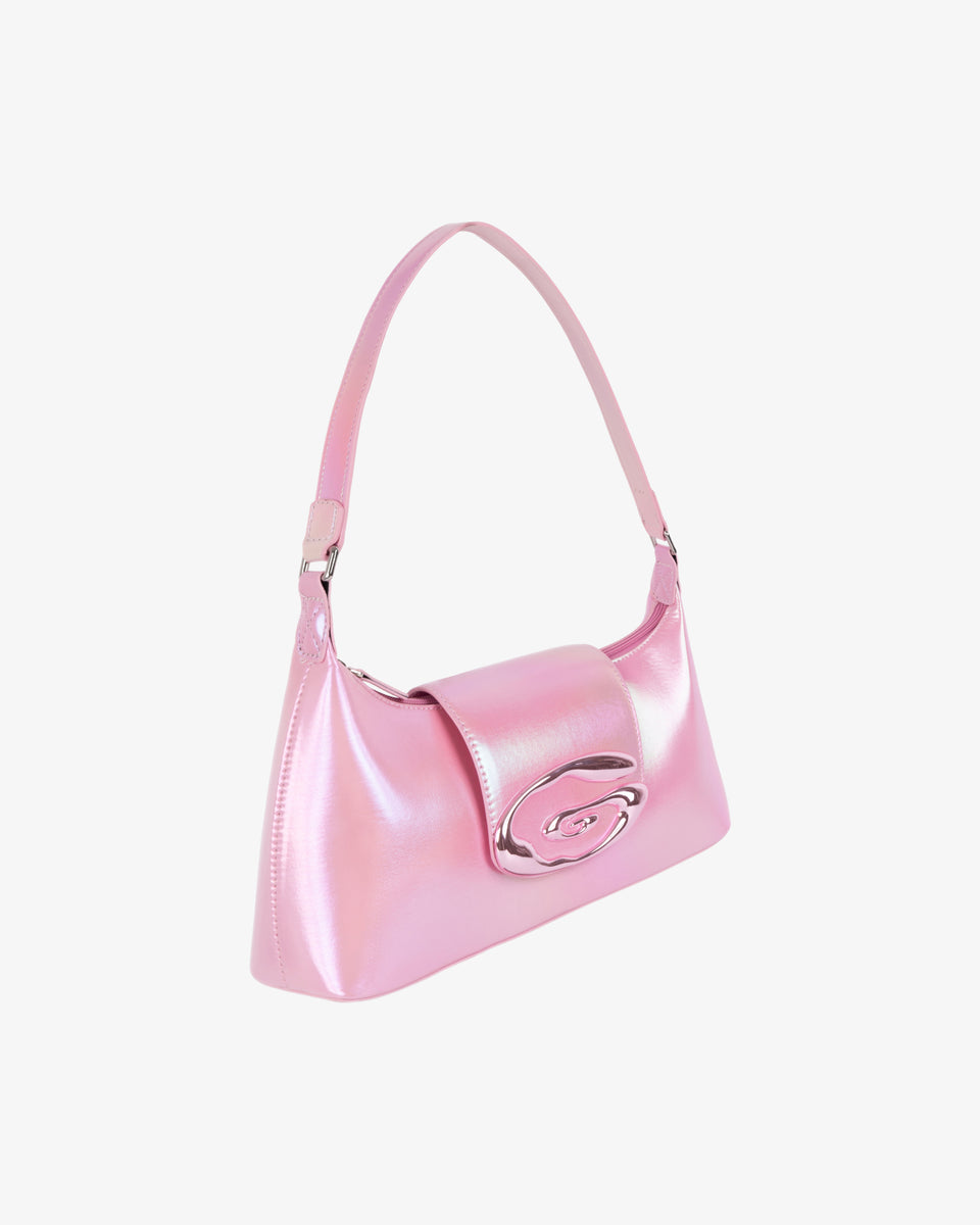 Prada Re-edition Shearling Bag in Pink